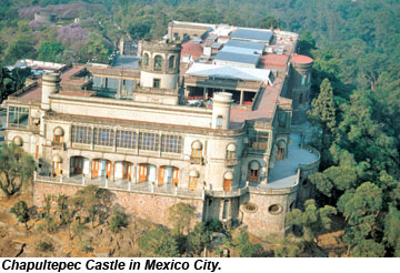Chapultepec Castle in Mexico City
