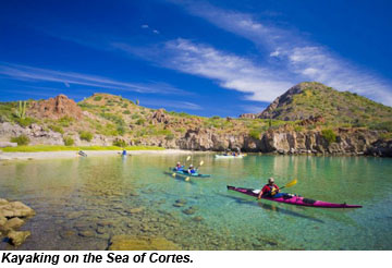 Kayaking on the Sea of Cortes