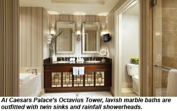 Caesars Palace Octavius Tower bathroom