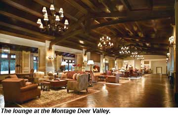 Montage Deer Valley lounge
