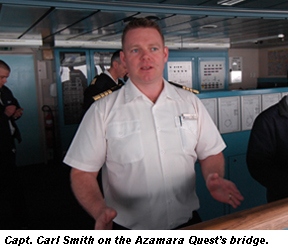 Azamara's captain