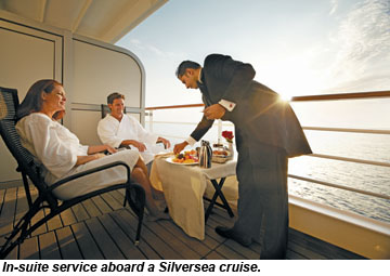 Silversea in-suite service