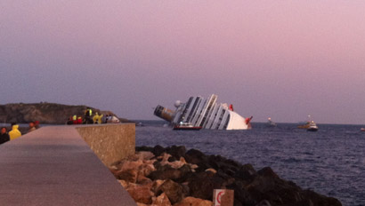 Costa Concordia listed