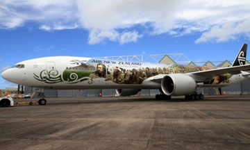 Air NZ Hobbit plane