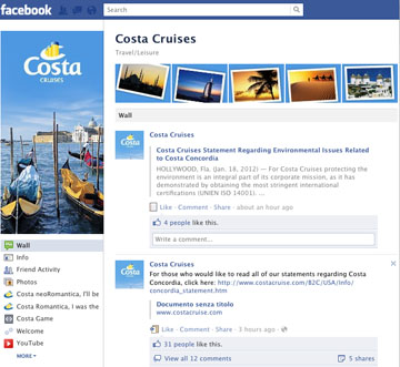 CostaFacebookPage