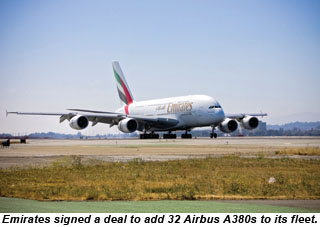 Emirates plane