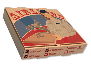 aviation pizza box