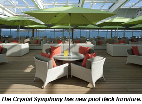 Crystal Symphony pool deck