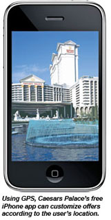 Caesars Palace on the iPhone
