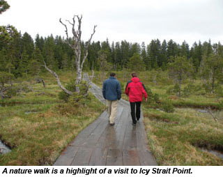 Icy Strait Point nature walk