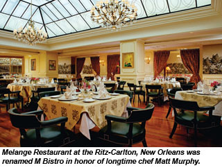 M Bistro at the Ritz-Carlton, New Orleans