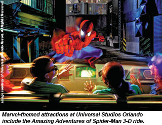 Universal Studios Orlando's Spider-Man 3-D ride