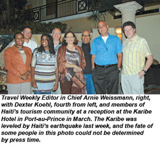 Arnie with group in Haiti