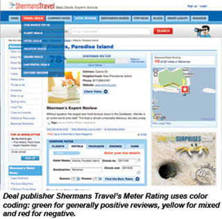 Shermans Travel screen grab